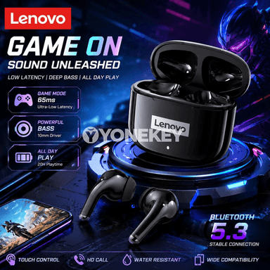 Lenovo LP40 Pro TWS simsiz gulaklyklar, Bluetooth 5.4, HD sesli