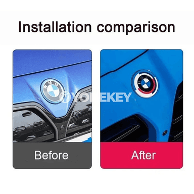 BMW üçin 7 bölekli 50 ýyllyk emblemalar toplumy, öň/yzky/bagaj