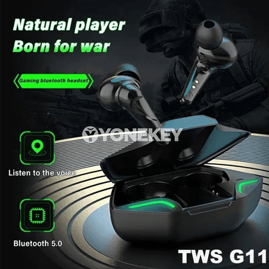 Bluetooth 5.3 simsiz gulaklyklar, mikrofonly, ähli smartfonlar üçin