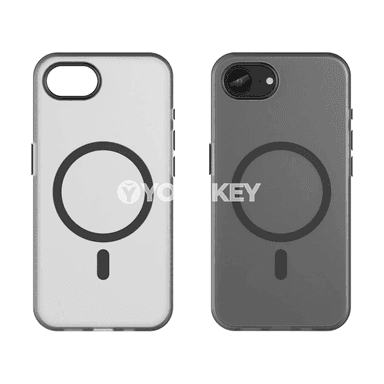 iPhone üçin Magsafe mat görnüşli magnitli ýumşak silikon gaby
