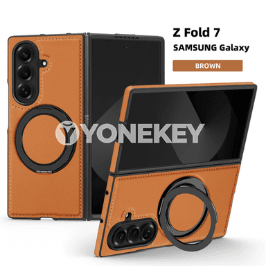 Samsung Z Fold telefonlar üçin ajaýyp deri görnüşinde çehollar.