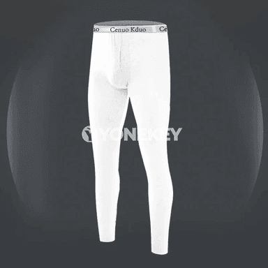 Erkekler üçin ýyly, galyň trikotaž leggins jalbar