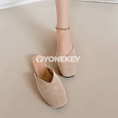 Zenanlar üçin zamşa tekiz şypbyklar, rahat gündelik sandal