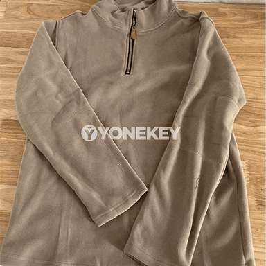 Erkekler üçin ýyly kargo fleece kurtka, ýokary ýaka, güýz-gyş üçin