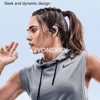 Bluetooth 5.4 simsiz nauşnik, LED displeýli, bir gulaklyk