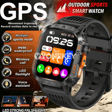 Hw12 akylly sagat: GPS, Bluetooth jaň, LED çyraly, suwa çydamly