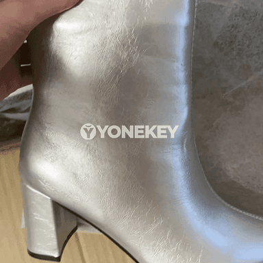 Aýal-gyzlar üçin moda topukly ankle botinkalar, fermuarly we rahat