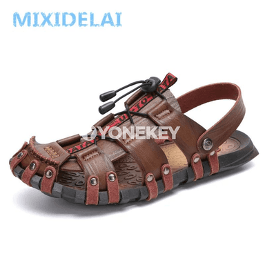 Erkekler üçin rahat tomusky sandal aýakgaplar, ýumşak gündelik flip-flop