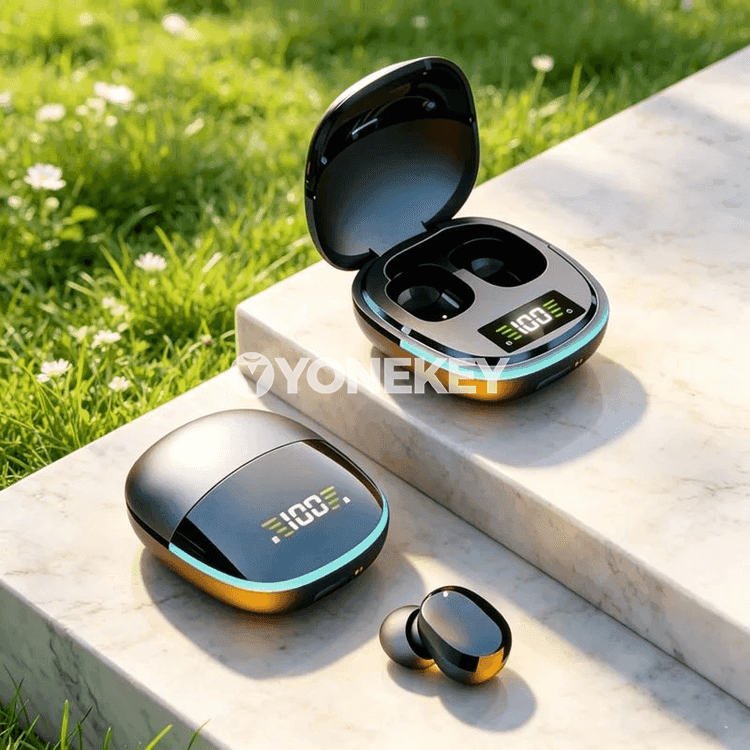 CHUBAN TWS simsiz Bluetooth sport naushnikleri, mikrofonly