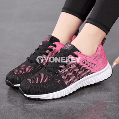 Zenanlar üçin ýeňil sport kedleri, platformaly, dem alýan