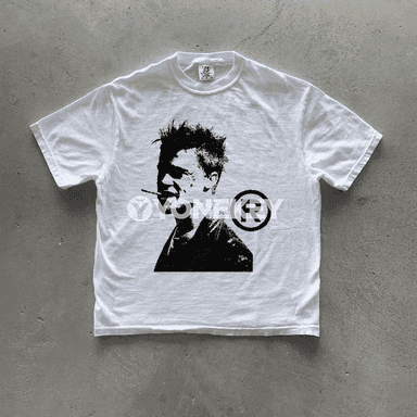 Amerikan retro “Fight Club” futbolka — ähli möwsümler üçin uniseks stil