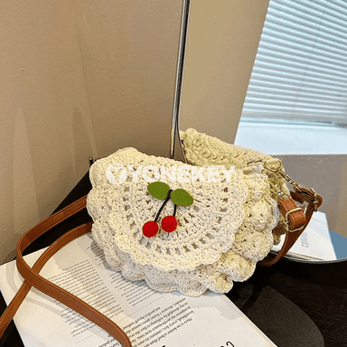 Tomusly samandan aýal sumkasy, tomusky plýaž üçin ýeňil crossbody