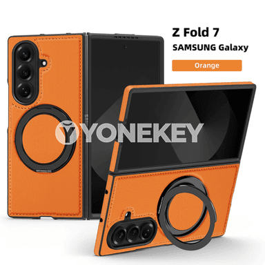 Samsung Z Fold telefonlar üçin ajaýyp deri görnüşinde çehollar.
