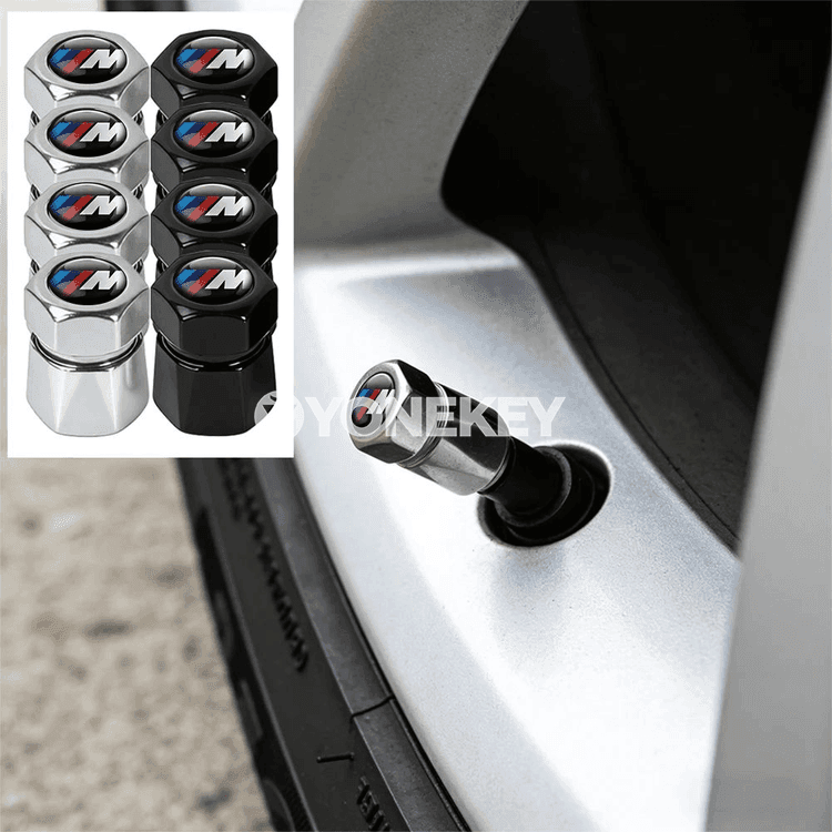 BMW üçin 4 bölek metal tigir klapan gapagy, M seriýa