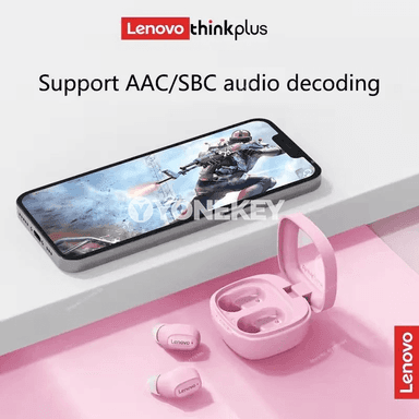 Lenovo XT62 simsiz Bluetooth 5.3 qulaklyklar, mikrofonly