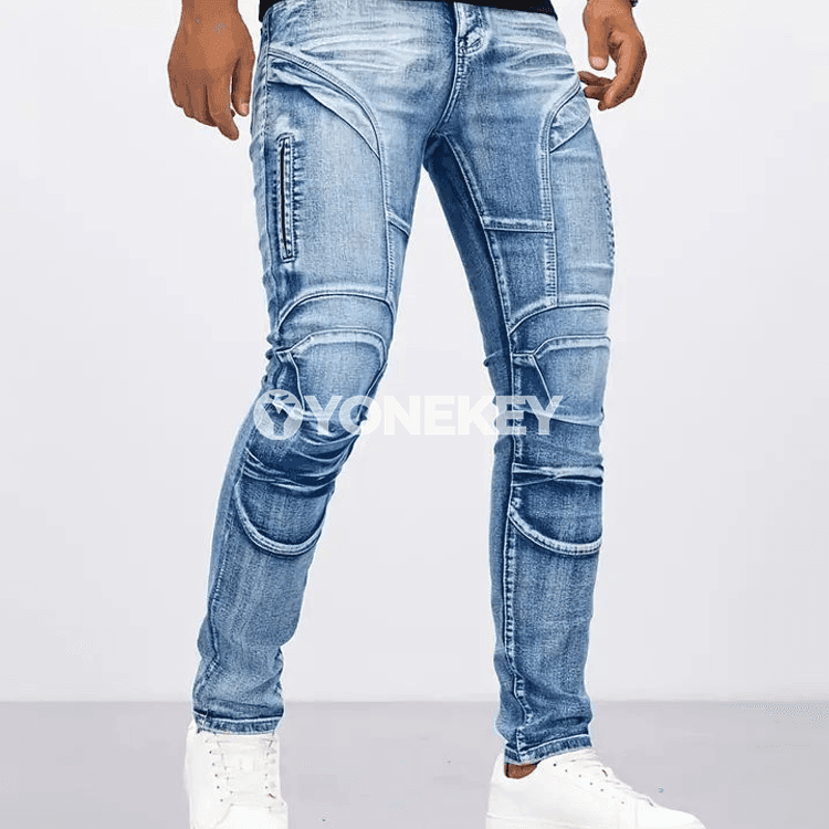 Erkekler üçin dar kesimli jeans balaklar, döwrebap denim stil