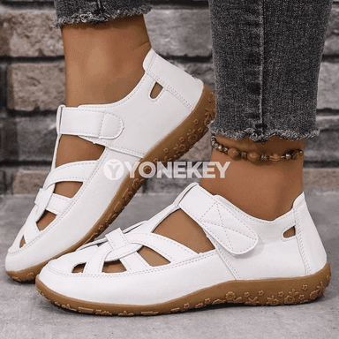Zenanlar üçin ýeňil roman sandallary, tomusky rahat model
