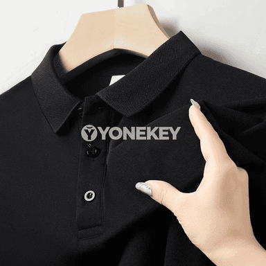 Erkekler üçin ýazky polo köýnek, ýumşak we amatly, gündelik we iş üçin