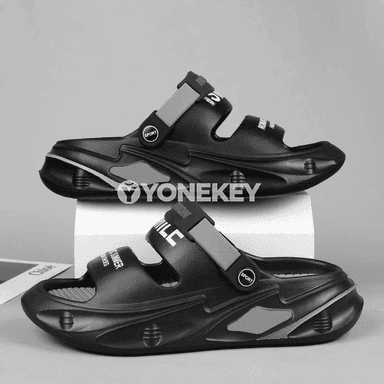 Erkekler üçin EVA bag şypbyklary we amatly giňkölipli sandal