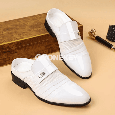 Erkekler üçin kaşaň resmi köwüşler, slip-on görnüş