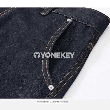 Erkek denim giň balak, gündelik we döwrebap
