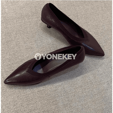 Zenanlar üçin uçly burnly ýokary ökjelik köwüşler