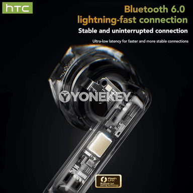 HTC NE48 Bluetooth 6.0 AI terjimeçi gulakly, 134 dil