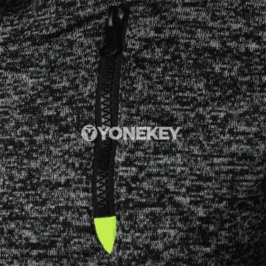 Erkekler üçin fermuarly ýyly sport hoodie kardigan