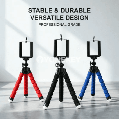 Telefon üçin mini tripod, çeýe aýakly, ýeňil we amatly saklaýjy
