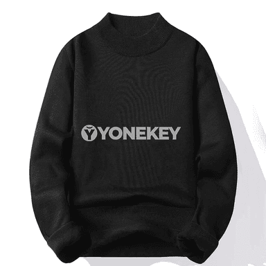 Erkekler üçin ýyly galyň fleece pulower, gündelik stil