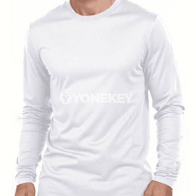 Erkekler üçin uzyn ýeňli gündelik futbolka, dem alýan rahat model