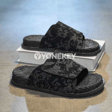 Erkekler üçin tomus şypbyklary, açyk we öýde geýmek üçin amatly