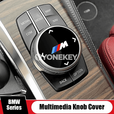 BMW üçin multimediýa düwme bezegi, uly knopka stikeri