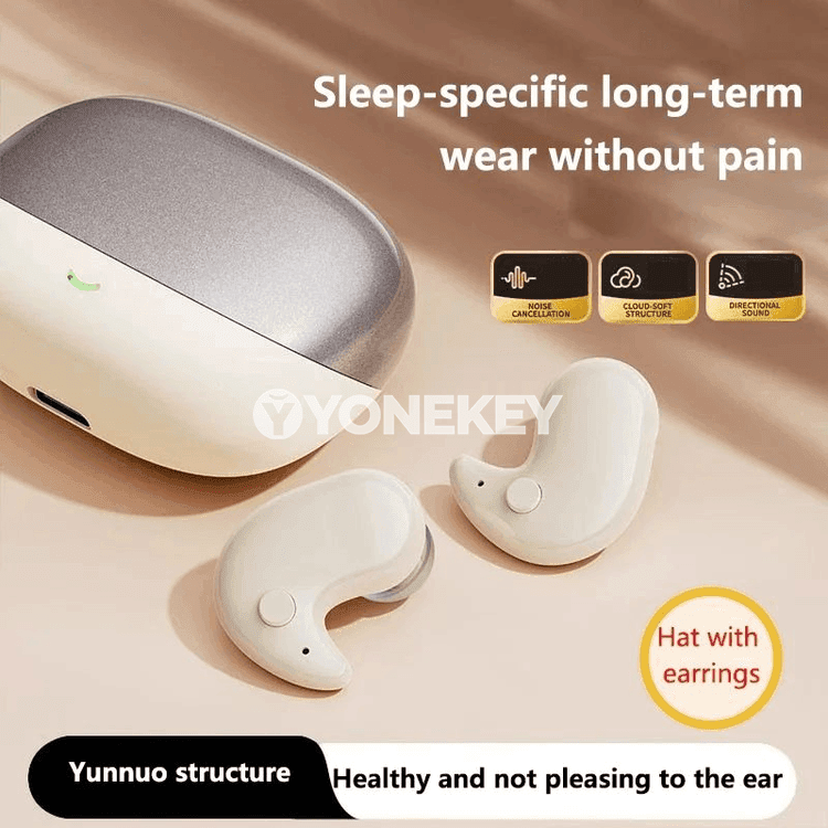 Bluetooth uky nauşnikleri, mikrofonly, simsiz TWS, rahat ses