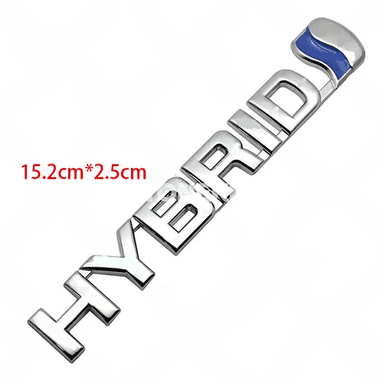 Toyota üçin 3D HYBRID metal awto emblem stiker