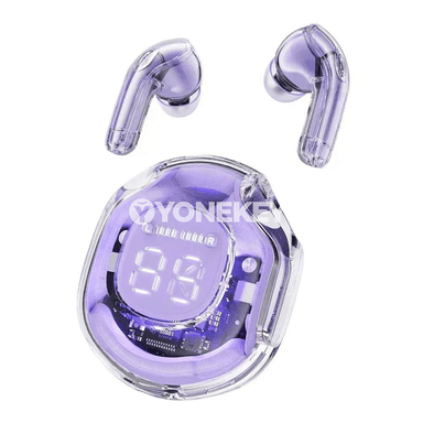 T8 simsiz Bluetooth 5.3 TWS nauşnikler, sport we oýun üçin