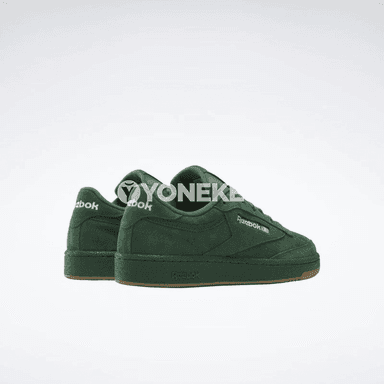 Reebok CLUB C 85 erkek sport köwşi, goýy ýaşyl retro model