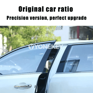 Toyota Camry 2018-2022 üçin uglerod bezegli penjire sütüni örtükleri