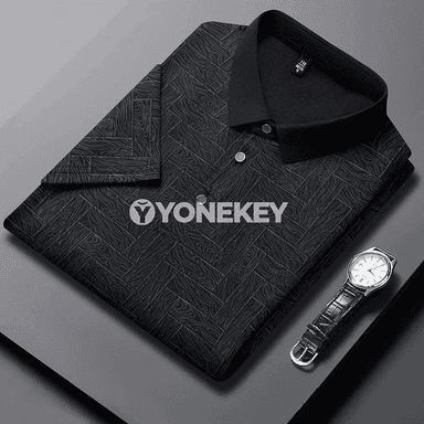 Erkekler üçin ýazky polo köýnek, çaply, rahat we döwrebap stil
