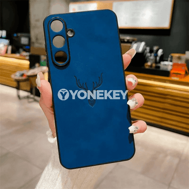 Samsung Galaxy üçin PU deri ýylgynly gapak, deşik görnüşli