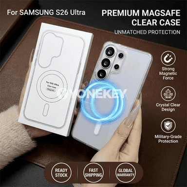 Samsung Galaxy S26–S21 üçin magnitli TPU-PC gorag örtük