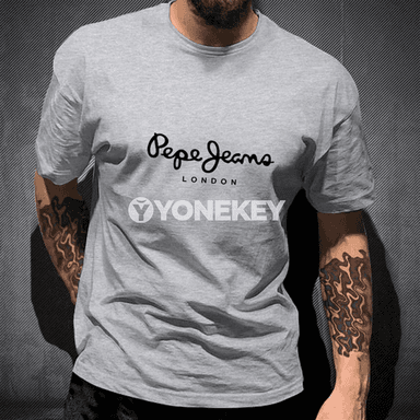 Pepe Jeans London erkekler üçin tomusky pambyk futbolka