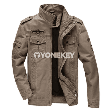 Erkekler üçin harby stil ýeňil kurtka, ýaz-güýz üçin, M-6XL