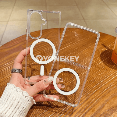 Samsung Galaxy Z Fold/Flip üçin magnitli açyk funda, simsiz zarýad bilen
