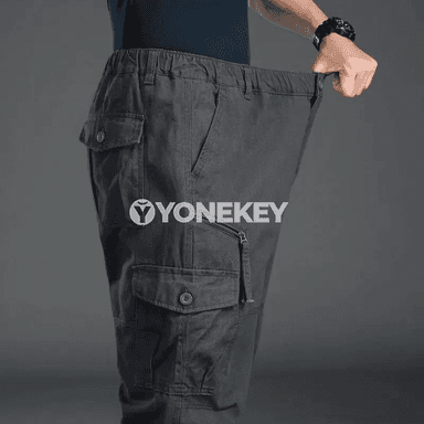 Erkekler üçin taktik kargo balaklary, giň boýunly, köp jübülü