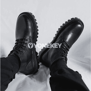 Erkekler üçin klassik ýokary toply ädikler, şnurly, gündelik we moda
