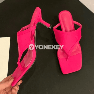 Dem alýan kesikli zenan sandal — tomusky, pes ökjeli