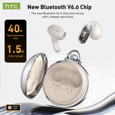 HTC NE71 simsiz terjimeçi Bluetooth naushnik, LED ekranly, ýokary ses hili
