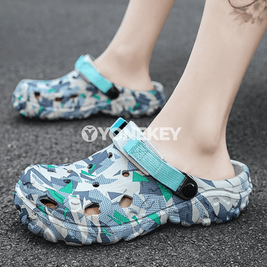 Erkekler üçin ýeňil EVA plýaž şypbyklary, sport sandallary
