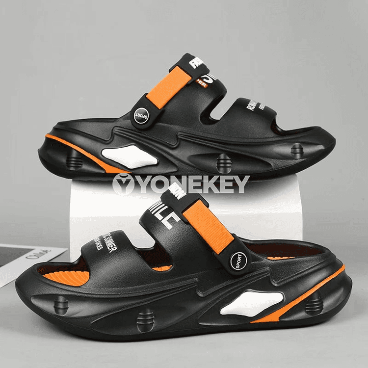 Erkekler üçin EVA bag şypbyklary we amatly giňkölipli sandal